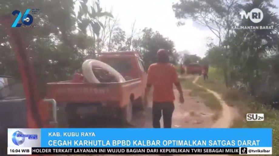 Cegah Karhutla BPBD Kalbar Optimalkan Satgas Darat