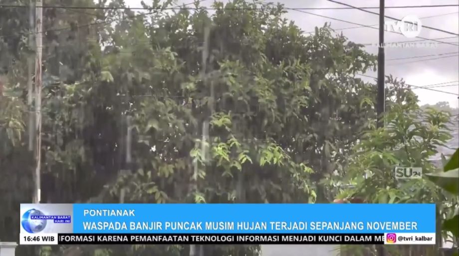 WASPADA BANJIR, PUNCAK MUSIM HUJAN TERJADI DI BULAN NOVEMBER